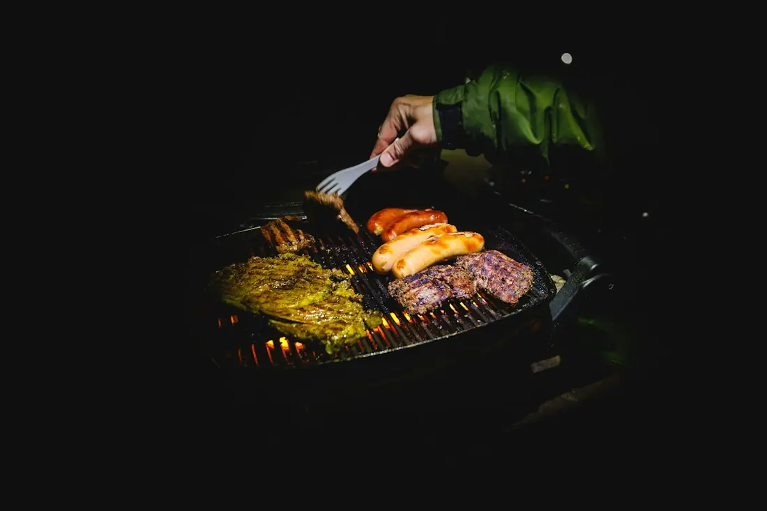 Grill om aftenen